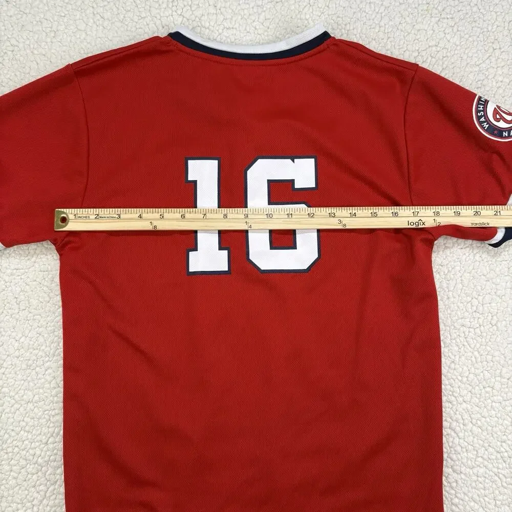 Washington‎ Nationals Youth MLB Franklin #16 Jersey Red Size YL Large